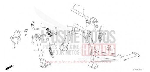 BEQUILLE SH350AS de 2025